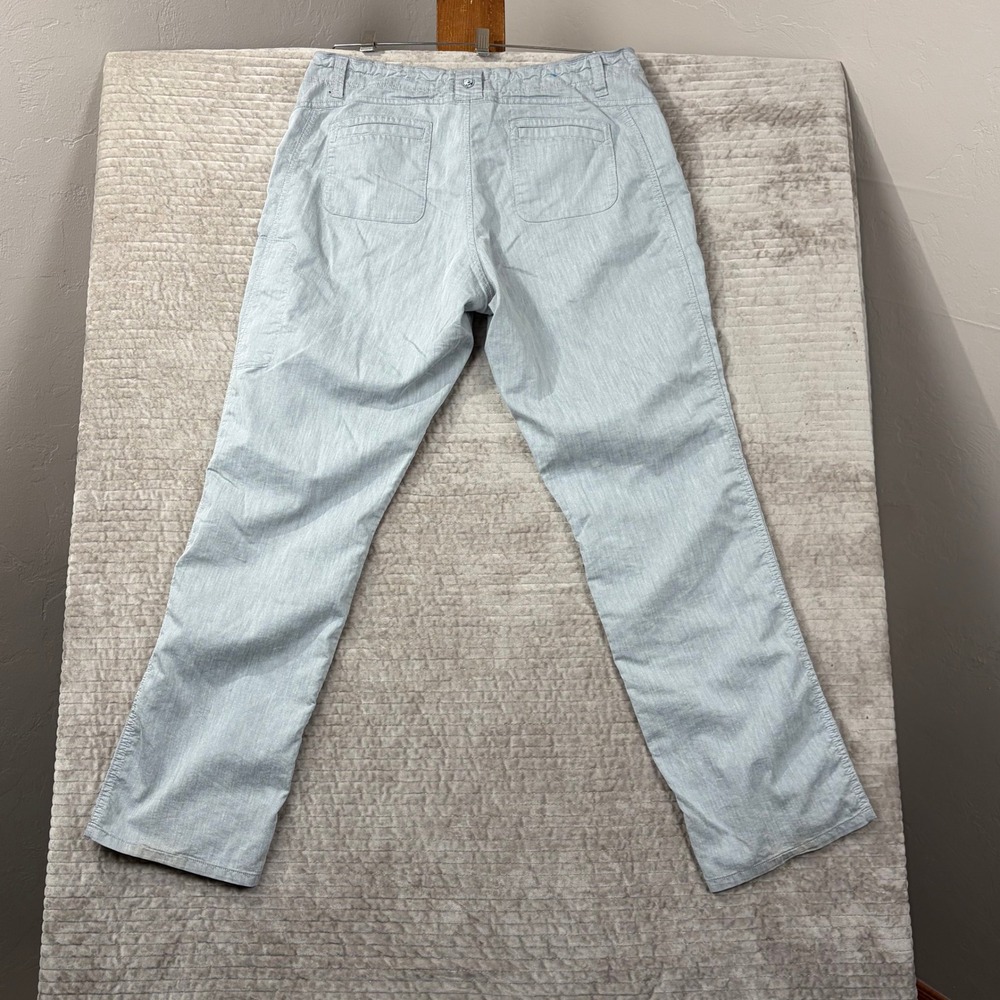 Kuhl Splash Roll-Up Hiking Pants Blue Grey Herringbone Womens 14‎ Reg 6272 - Picture 2 of 12